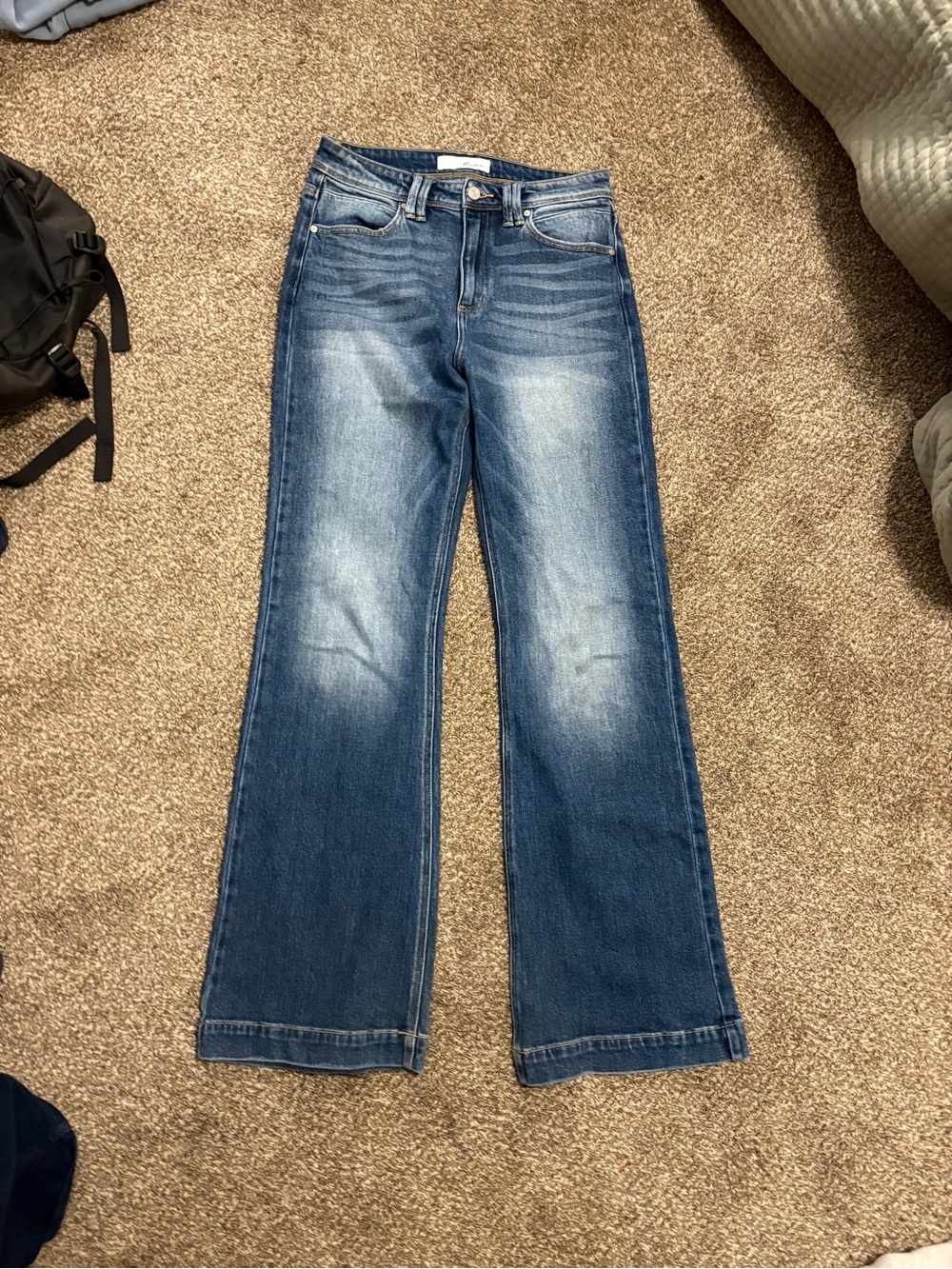 KanCan Medium Wash Wide-Leg Women’s Jeans